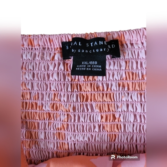 💕Social Standard sun dress Womens Size Xxl. New Colorful Tropical Maxi‎ - Picture 4 of 5